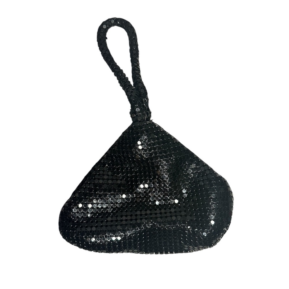 D' d'margeaux Bling Wristlet Black Hershey Kiss evening bag purse